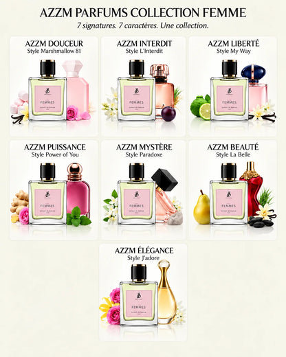 Pack AZZM – 3 PARFUMS AU CHOIX